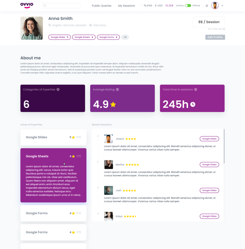 Ovvio-Profile